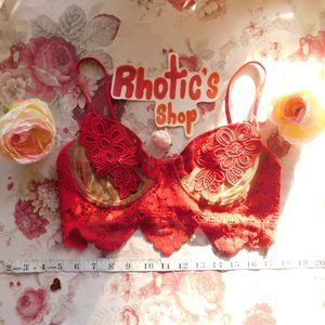 FLL "Ruby" Red Underwire Bra